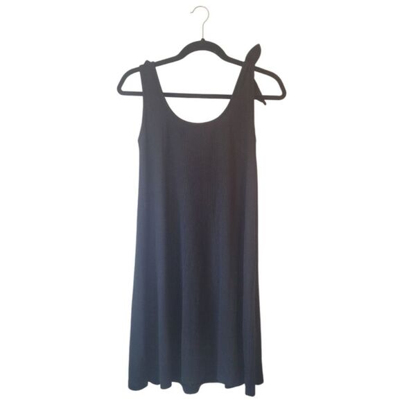 Marine Layer Black Lexi Ribbed Mini Dress Size S - Picture 1 of 7